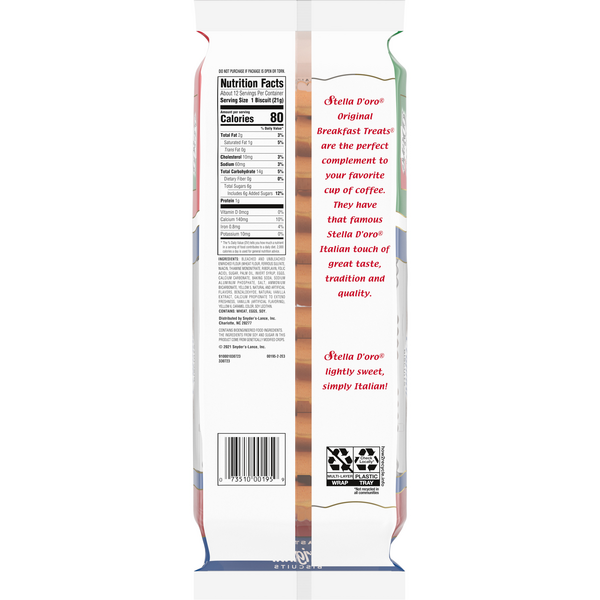 Stella D oro Breakfast Treats Biscuits Original 9 oz pkg GIANT