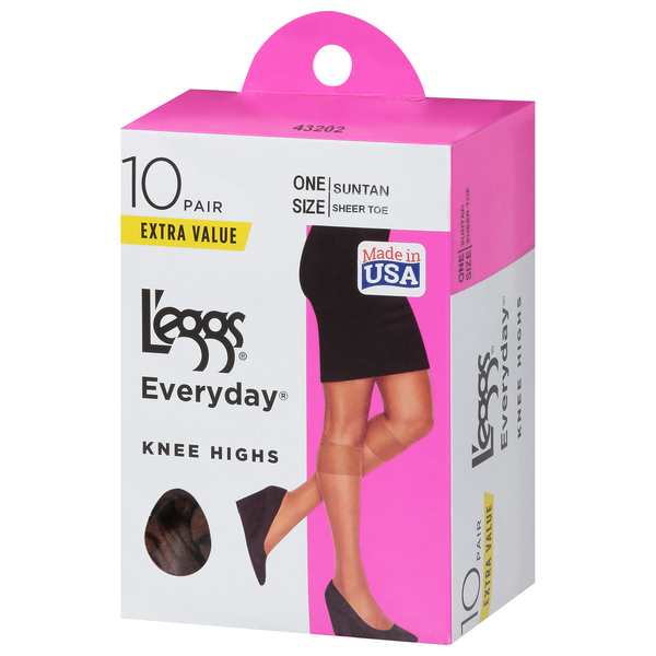 Leggs knee deals high hose