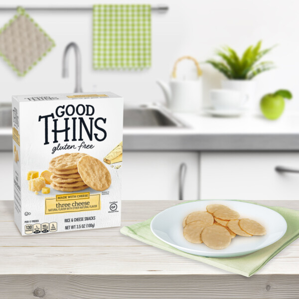 Good Thins Simply Salt Rice Snacks Gluten Free Crackers, 3.5 Ounce (Pack of  12)