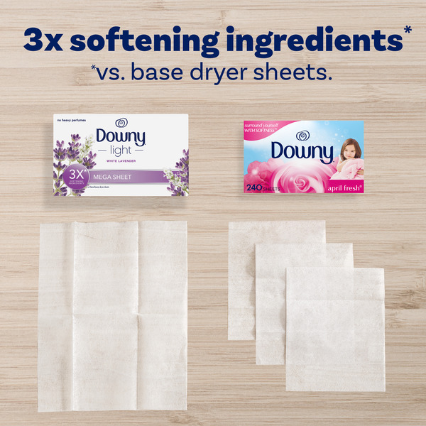 Downy Fabric Softener, April Fresh 120 Ea, Dryer Sheets