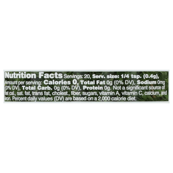 Nutritional Panel