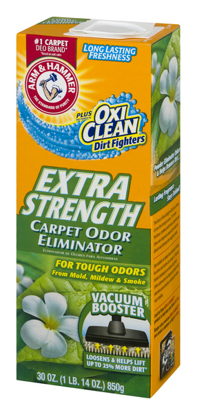 Arm Hammer Carpet Odor Eliminator Extra Strength Plus Oxi Clean