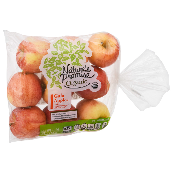 Save on Nature's Promise Organic Apples Gala Order Online Delivery
