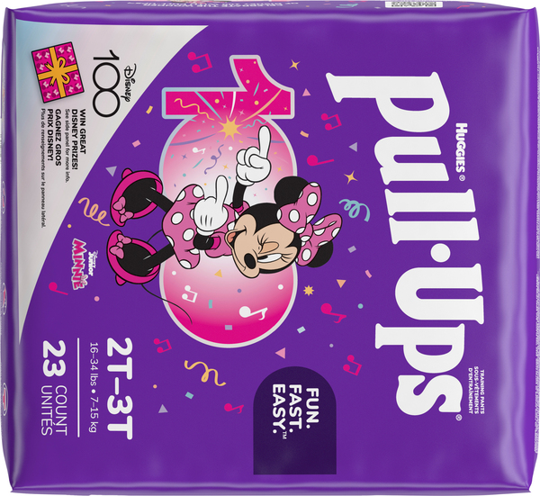 Huggies Pull-Ups Disney Junior Minnie 2T-3T Training Pants Girls 18-34 lbs  - 23 ct pkg
