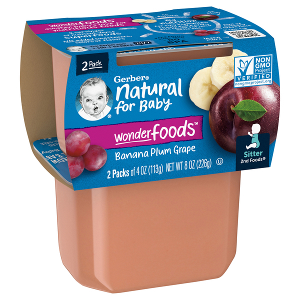 Gerber banana shop plum grape