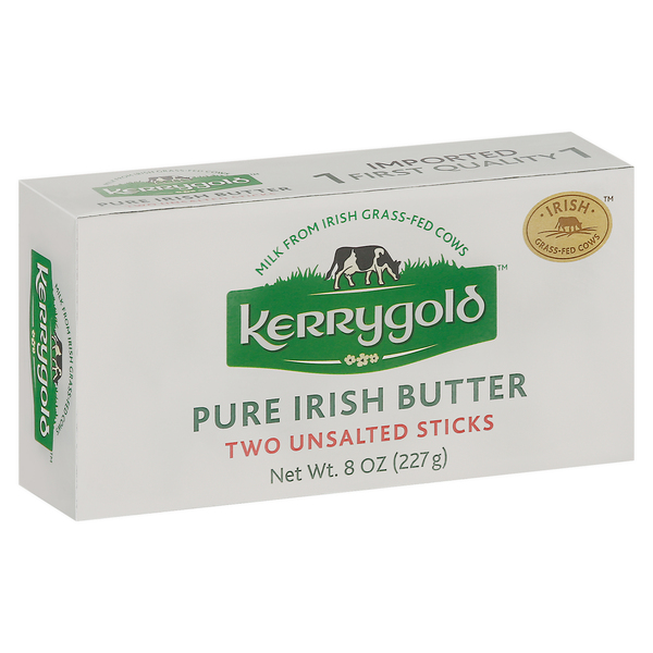  Kerrygold Unsalted Butter Sticks, 8 Ounce (Pack of 20