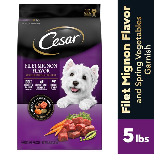 Cesar dog dry food top
