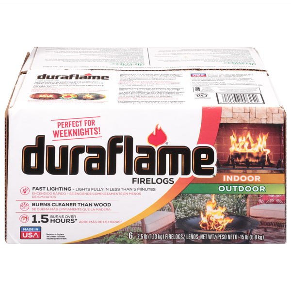 Duraflame Firelogs - 6 ct - 15 lb box | Stop u0026 Shop