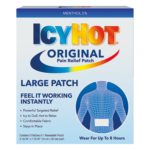 WellPatch Backache Relief Pain Relieving Pads 4 Each