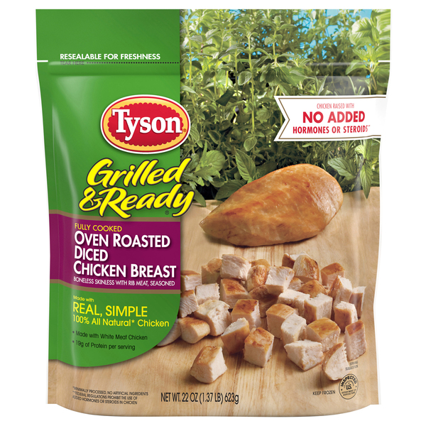 Tyson grilled chicken nuggets top