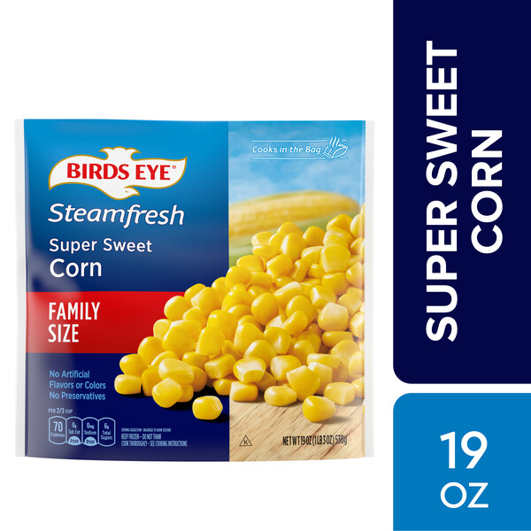 Birds Eye Steamfresh Frozen Super Sweet Corn, 10 oz