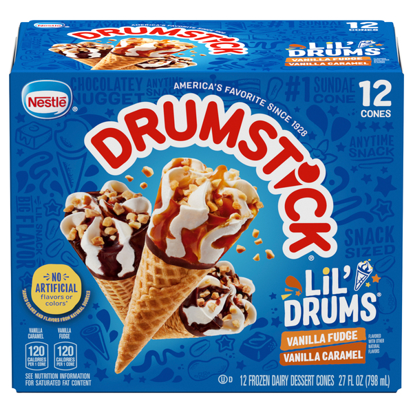 Drumstick Variety Pack Ice Cream Cones, 8 ct