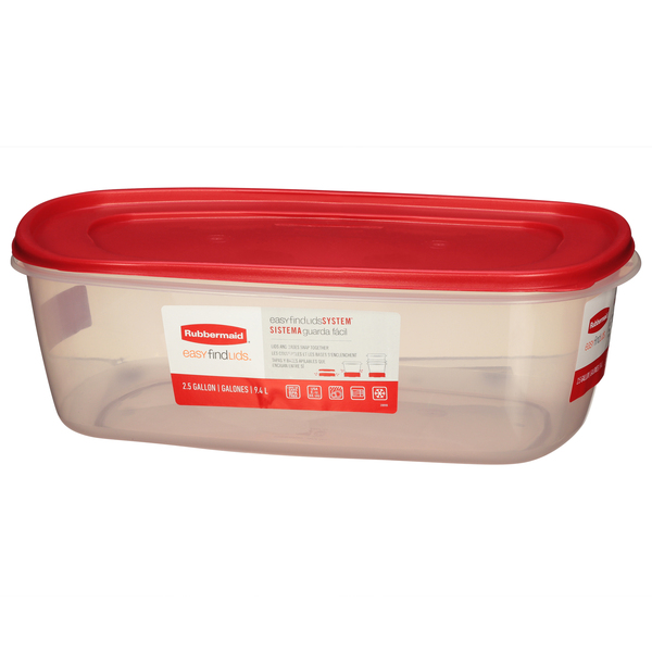 Rubbermaid Easy Find Lids Container & Lid 2.5 Gallon - 1 ea
