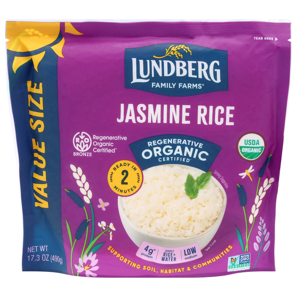新しいコレクション Lundberg Regenerative Organic Jasmine Rice Value Size - 17.3 その他