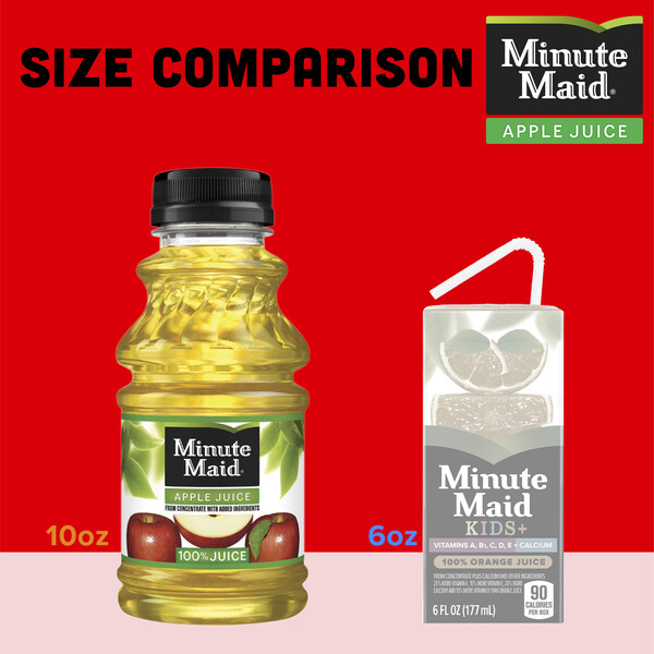 Minute Maid 100% Orange Juice 10 oz Bottles
