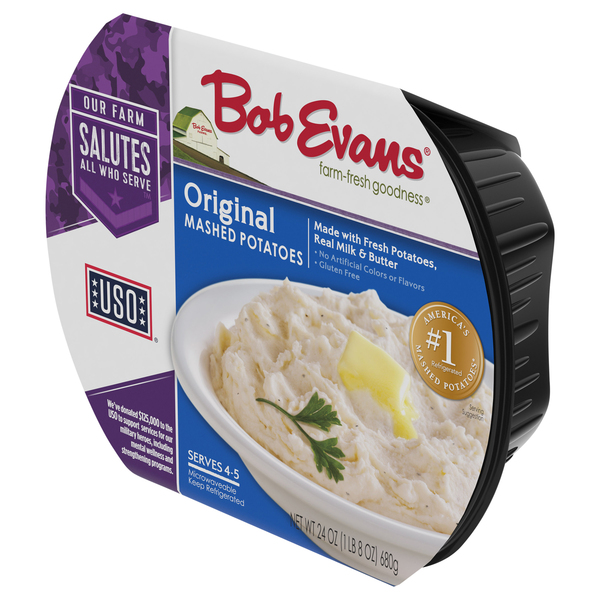 Bob Evans Gluten-Free Original Mashed Potatoes Family Size, 32 oz Tray  (Refrigerated)