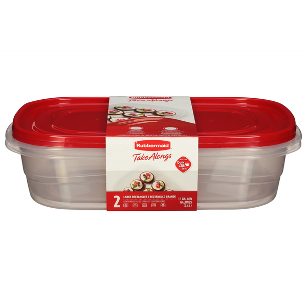 Holiday Large Rectangle Food Storage Container - 64oz/3ct - Up & Up™ :  Target