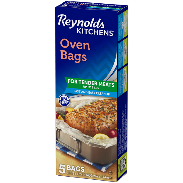 Dining Collection Oven Bags - Turkey Size - 19 x 23.5 - 5 ct.
