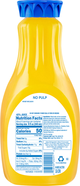 Trop50 orange juice 2025
