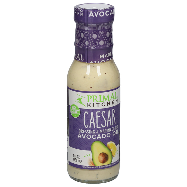 Primal Kitchen Avocado Oil Caesar Dressing, 12 Ounce (Pack of 2)