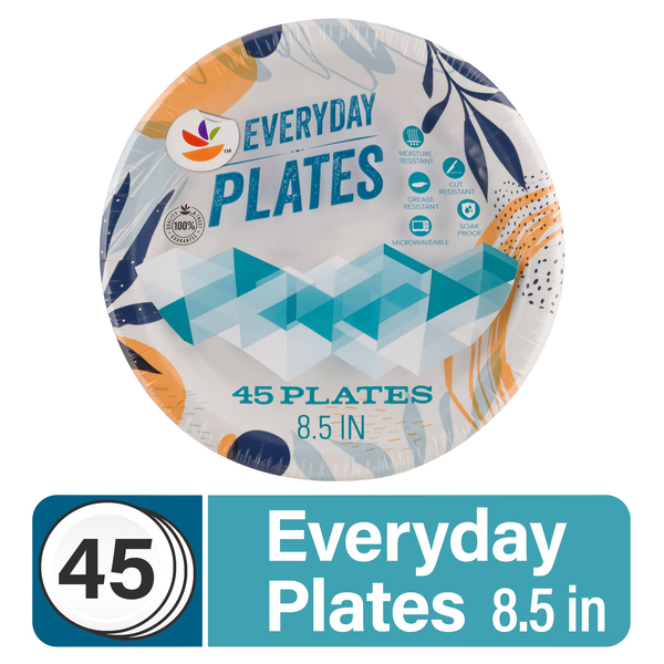 Save on Stop & Shop Everyday Paper Plates 8.5 Inch (Designs May