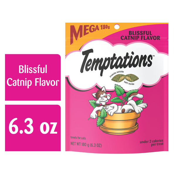 Temptations blissful catnip flavor cat treats discount