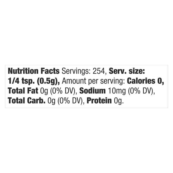 Nutritional Panel
