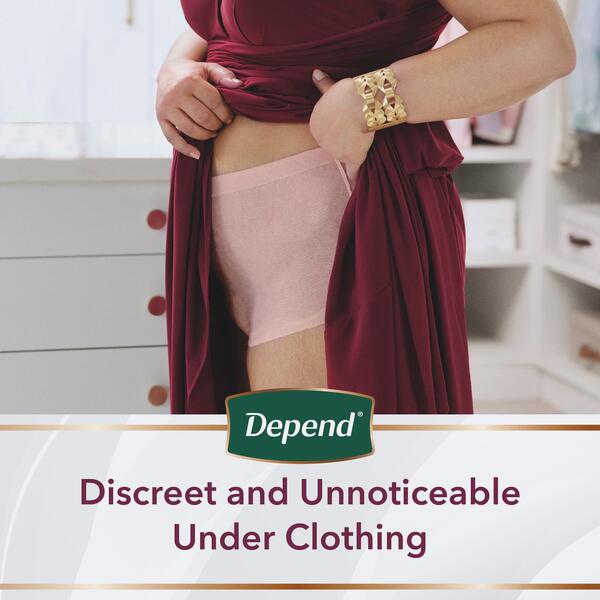 Depend Women's Silhouette Incontinence Underwear Maximum 3 Colors XL - 10  ct box