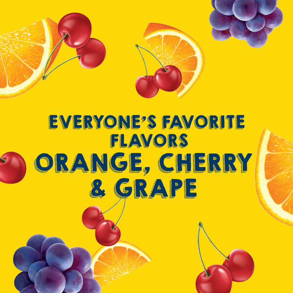 Popsicle Ice Pops Orange Cherry Grape - 18 ct - 29.7 oz box