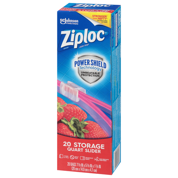 Ziploc Storage Slider Quart Bags (160 ct.)