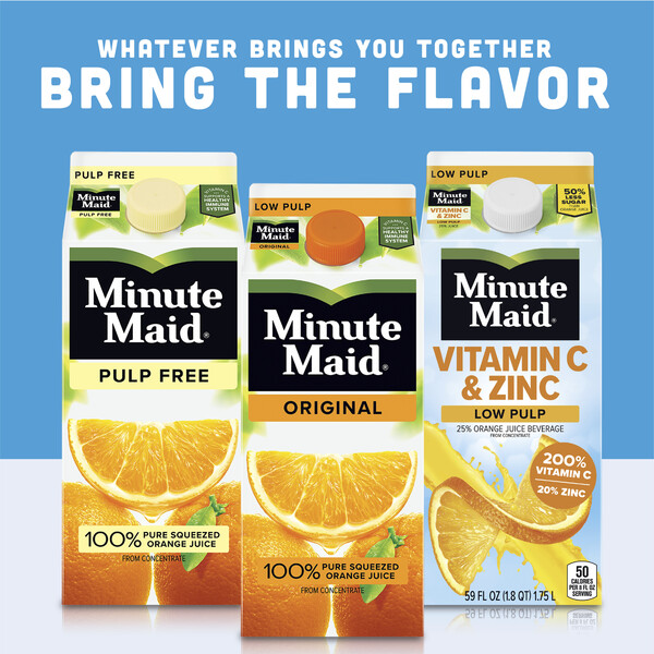 Minute Maid Orange Juice, 10 oz. Bottles, 24 Pack