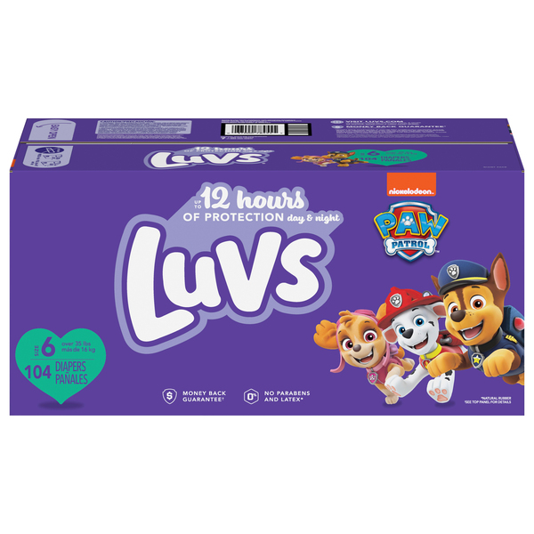 Luvs diapers 6 on sale