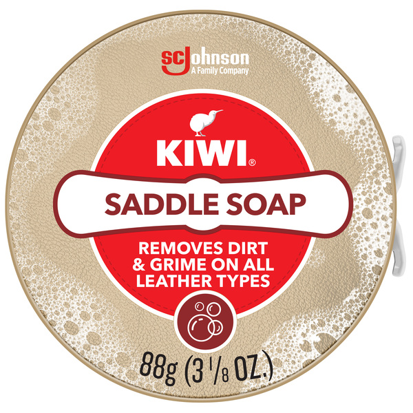 Kiwi Saddle Soap (Clean, Softens & Preserve), 3.125 Ounce