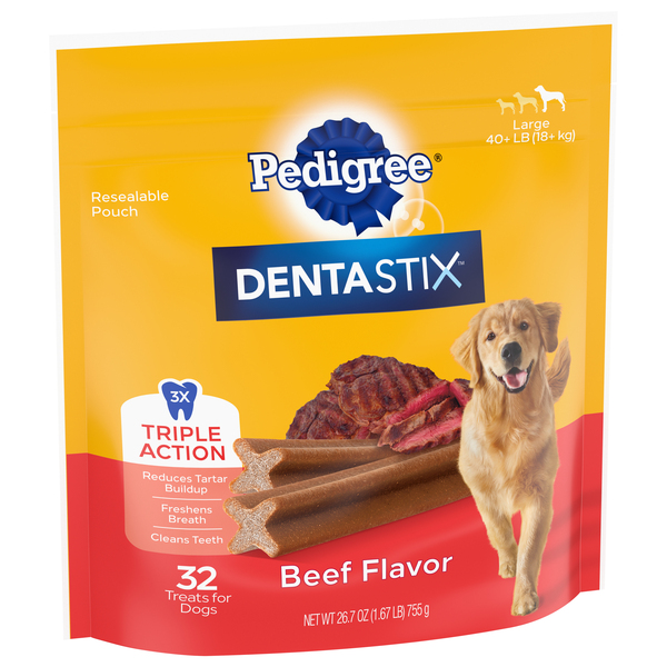 Pedigree dentastix large fresh biscuit discount dog treats