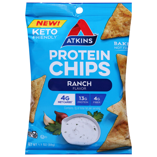 Atkins Protein Chips Ranch Flavor - 1.1 oz bag