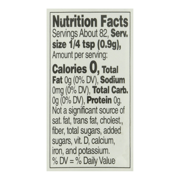 Nutritional Panel