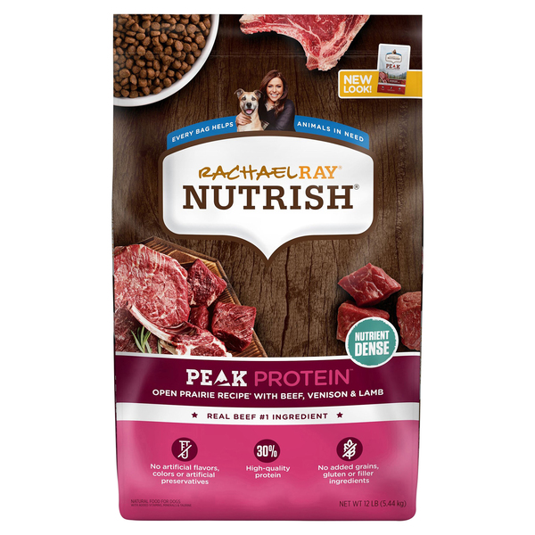 Rachael Ray Nutrish PEAK Raw Bites Dry Dog Food Open Range Natural
