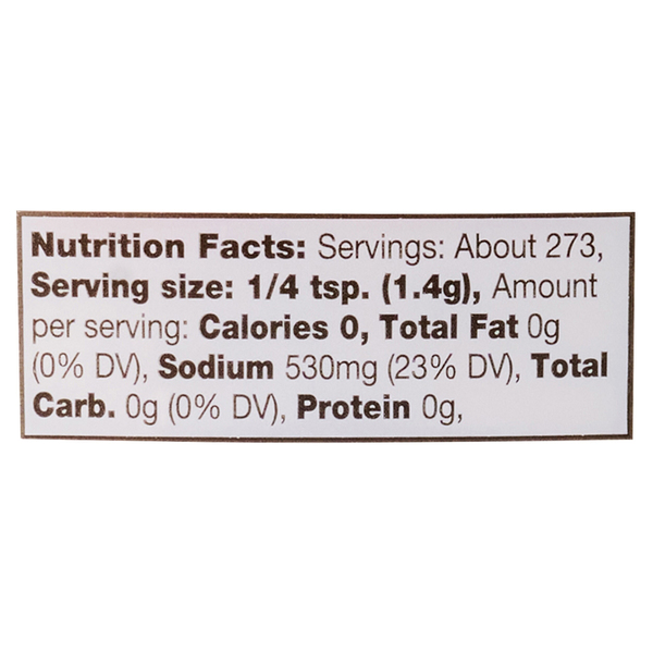 Nutritional Panel
