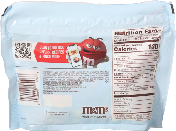 M&M's Crunchy Cookie Milk Chocolate Candy Sharing Size - 7.4