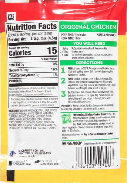 Back of Pack