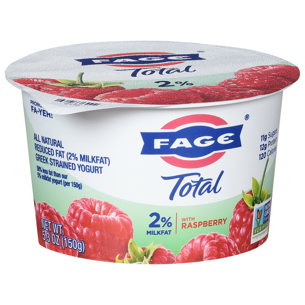 FAGE Total 2% Milkfat All Natural Lowfat Greek Strained Yogurt