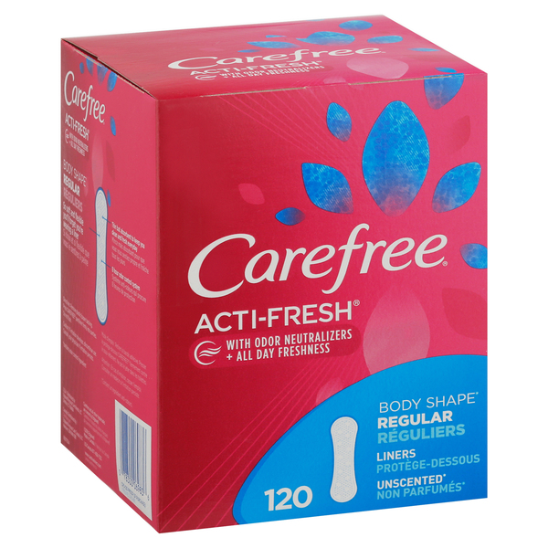  Carefree Acti-Fresh Body Shape Regular to Go Unscented
