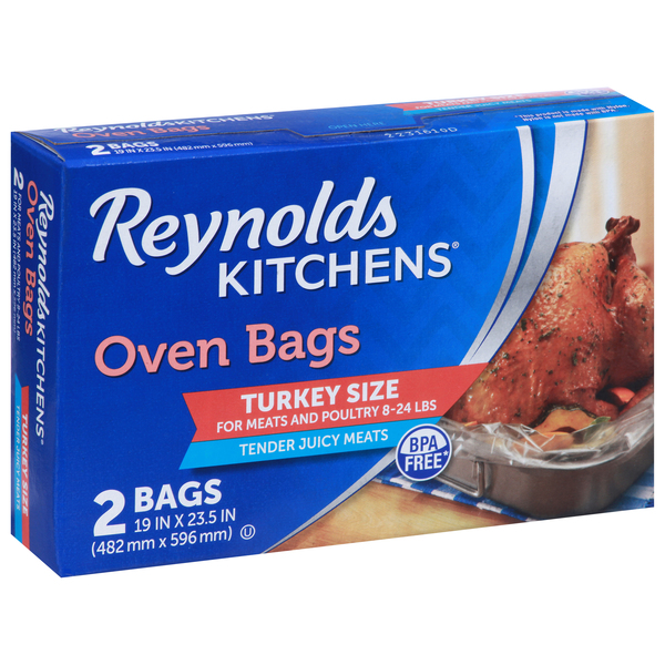 Oven Bags Large Turkey Size 19 x 23 1/2 (482 mm x 596 mm) LOT OF