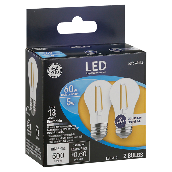 Ge 60 watt incandescent light bulbs outlet