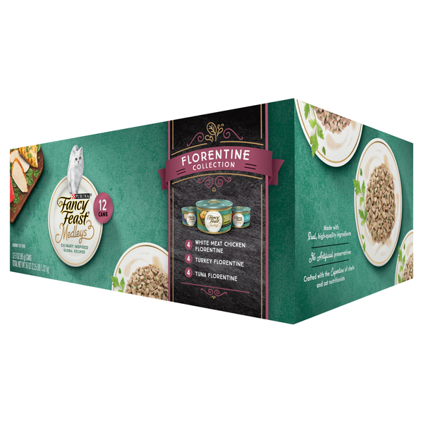 Fancy Feast Medleys Florentine Collection Wet Cat Food Variety