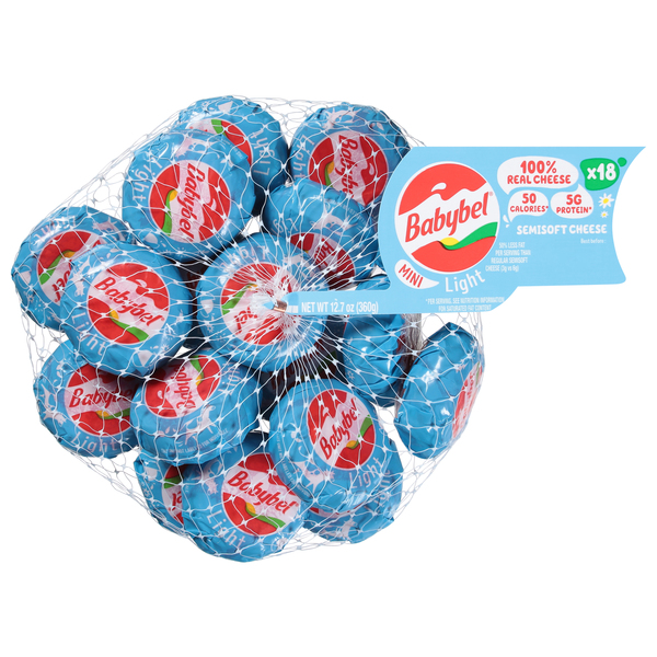 Babybel Mini Babybel® Original Snack Cheese, 12 Pack (9 oz) 12 ea, Packaged