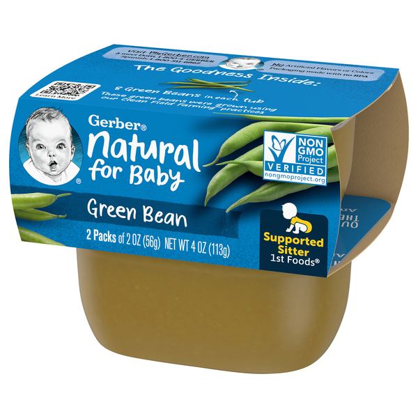 Gerber green beans sales