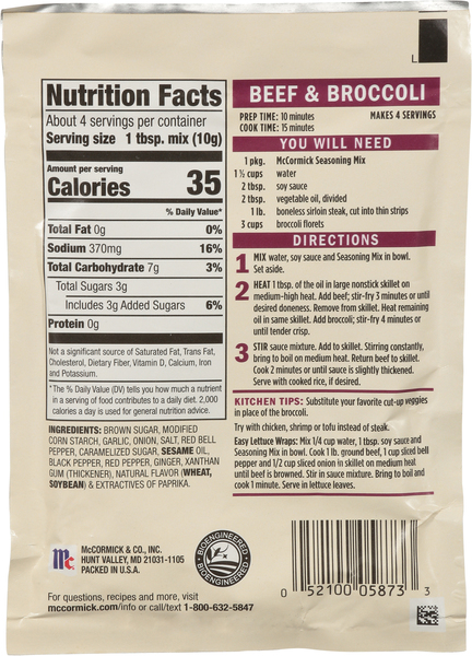 Back of Pack