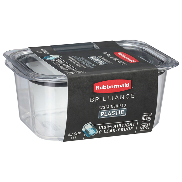 Rubbermaid Brilliance Medium Deep 4.7 Cup 2 Pk.