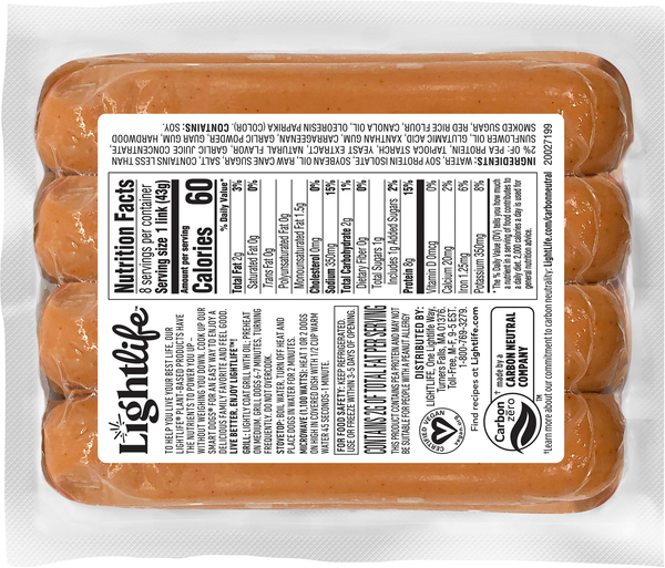 Lightlife vegan hotsell hot dogs